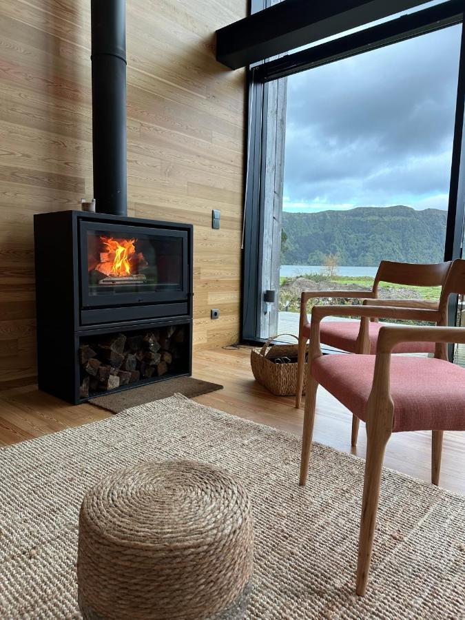 Sete Cidades Lake Cabin - Casa Da Lagoa Понта-Делгада Экстерьер фото
