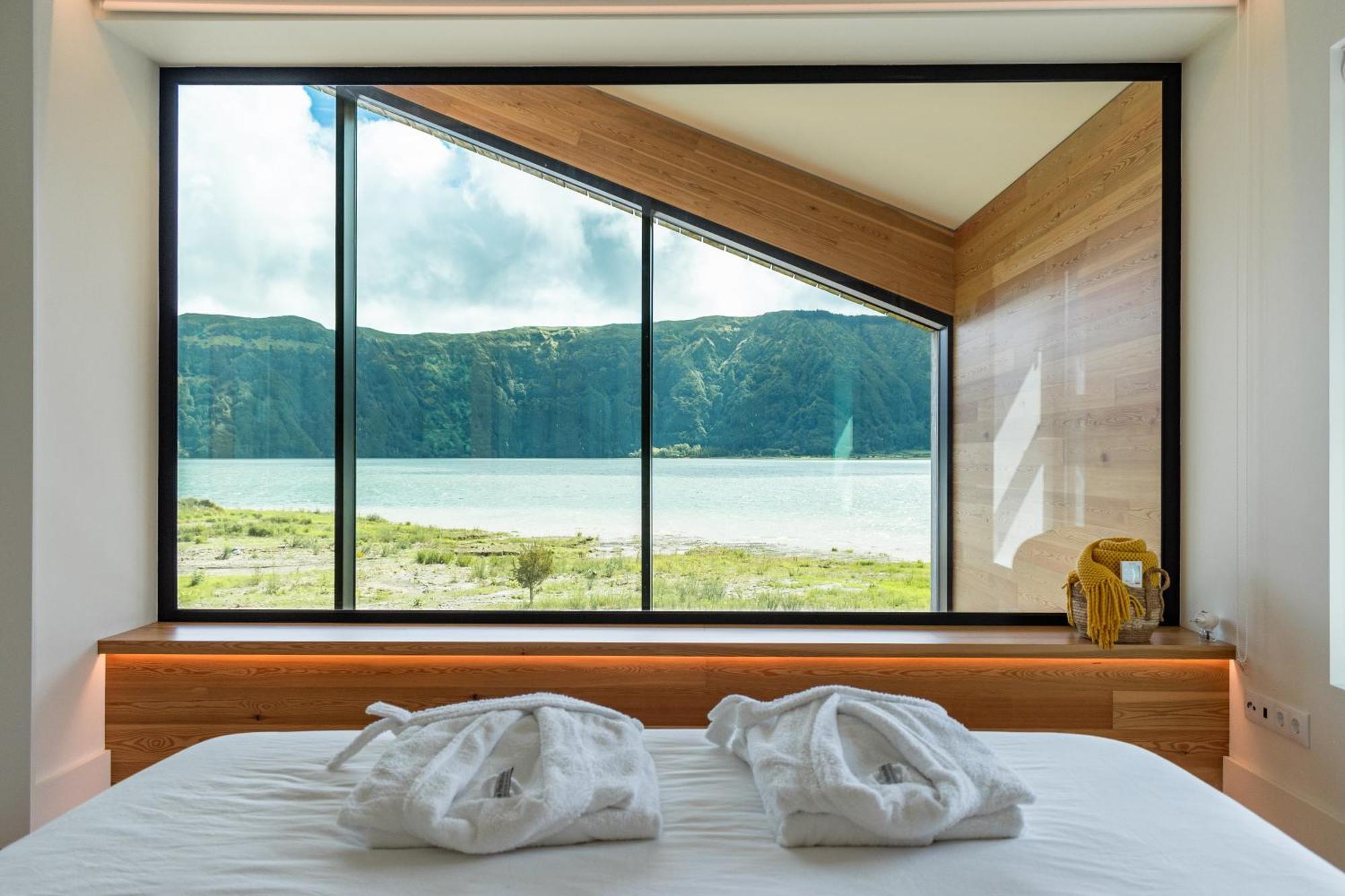 Sete Cidades Lake Cabin - Casa Da Lagoa Понта-Делгада Экстерьер фото